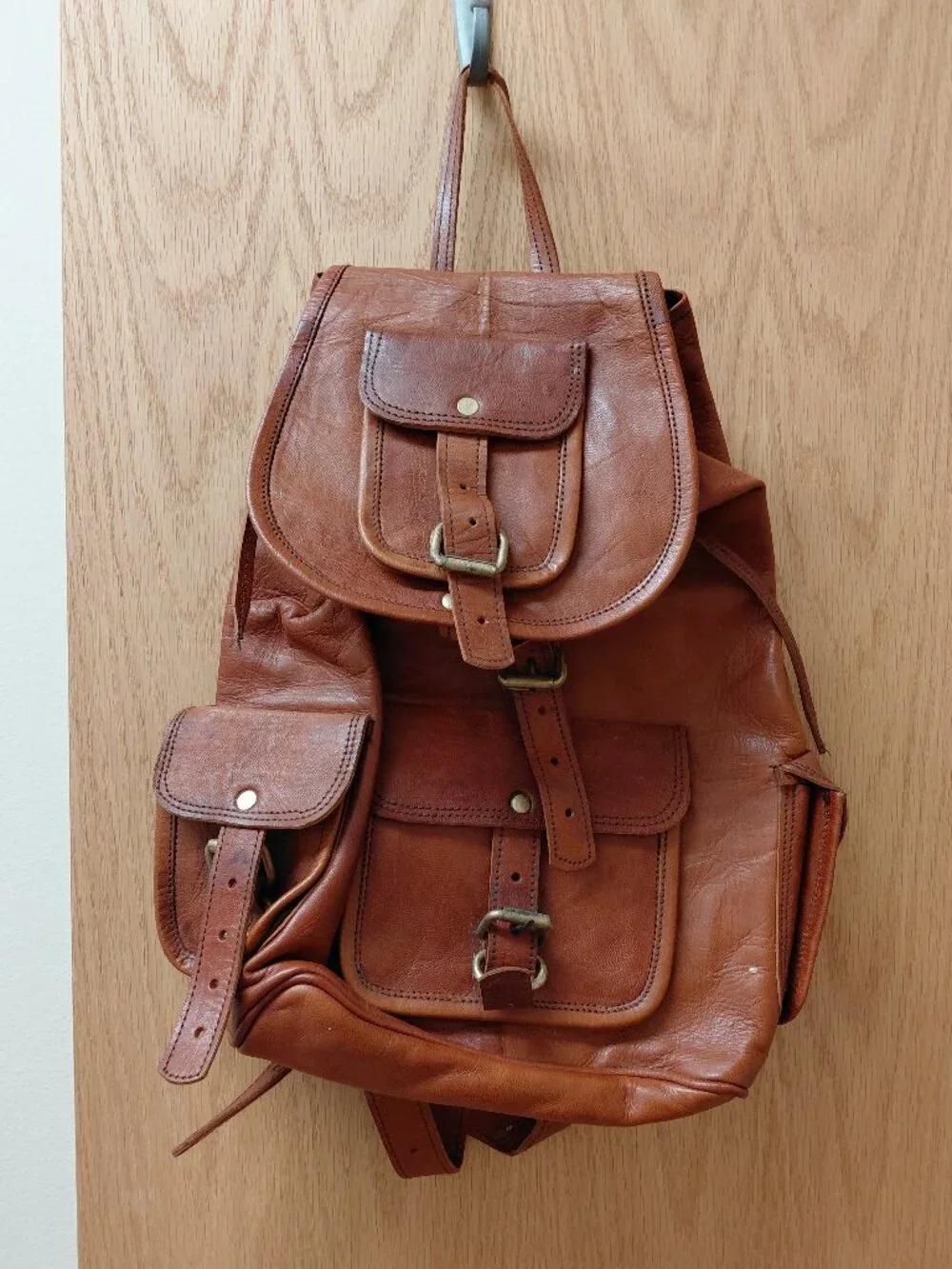 Leather Backpack